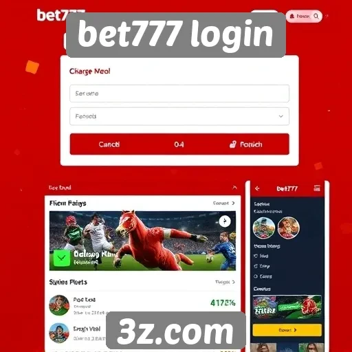 Acessibilidade do site bet777 login para novos usuários