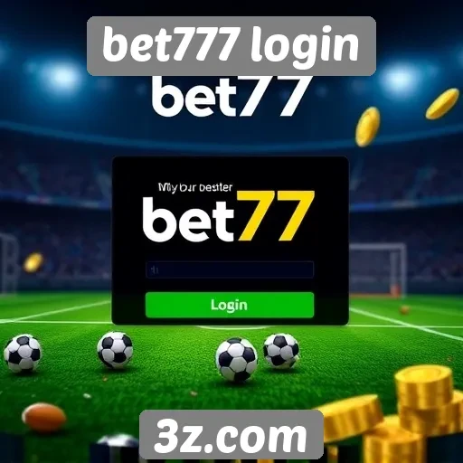 Recursos disponíveis no portal bet777 login